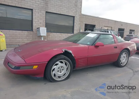 1991 Chevrolet Corvette из США, поврежденный, VIN 1G1YY2386M5105541